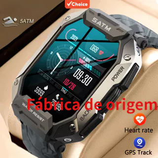 Relógio Esportivo Militar Smart Watch 50M À Prova D