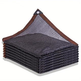Rede De Sombra Durável HDPE Preta De 8 Pinos Para Proteção Externa-Perfeita Gazebo , Pérgula E Uso Em Estufa