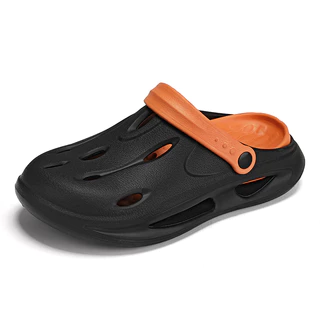 B091 Sapatos de Buraco Espesso de Merda de Buraco Espesso Sapatos de Verão Sandálias de Praia Antiderrapante Sapatos de Vazamento