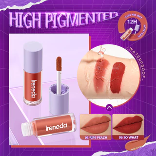 Ireneda Transferproof Undefinido Batom Fosco Líquido Não Definido Cor Da Trava Do Alta Pigmentação Vitamina E Hidratação Multi-Sombras Lábios Ombre Impermeáveis