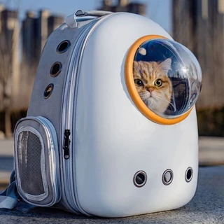 Mochila Para Cão Gato Astronauta Janela Do Transporte De Saco De Viagem Cápsula Espacial Respirável Transparente