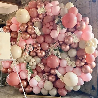 130 pcs 5,10,12 Polegadas Balões De Látex kit De Arco De Várias Cores Para Decoração De Festas , Usados Decorar De Aniversário , Casamentos