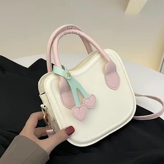 Popular Pequeno Saco Feminino 2024 Verão Nova Moda Versátil Crossbody Estrangeiro Menina Bolsa De Ombro
