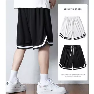 Calções Esportivos De Verão , Capris Casual Masculino , De Basquetebol Soltos Da Moda Tamanho Grande , Calças De Malha Fina