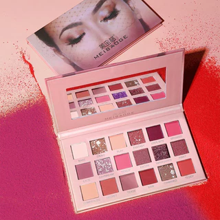 18 Cores Paleta de Sombra do Deserto Rosa Rosa Perolada Brilhante Mate Perolado Maquiagem de Olhos Longa Duração