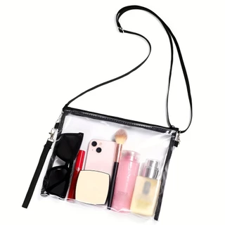 Clear Crossbody Purse Bag Stadium Aprovado Tote Para Esportes De Concerto De Trabalho