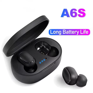 Novo A6S TWS Sem Fio Bluetooth Fones De Ouvido Esporte Fone Com Microfone Para smartphone