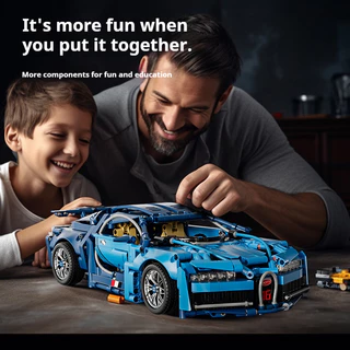 2024 Novo Estilo de Alta Dificuldade Carros Esportivos Infantis de Alta Dificuldade Blocos de Construção de Carros de Corrida Brinquedos de Carros Meninas / Dificuldade Educacional Figura /Cool Desktop Decorations /Boyfriend Birthday Gifts
