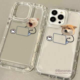 Gatos de trabalho da moda Cães de trabalho Cães de casal Capas de telefone adequadas para Iphone 14 Plus 14 13 12 11 Pro Max X Xr Xs Max à prova de choque Capa de telefone macia TPU resistente a choques