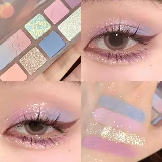 Paleta de Sombra de Venda a Quente Sombra de Baixa Saturação Matte Pure Desire Style Daily Light Makeup Green Eyeshadow