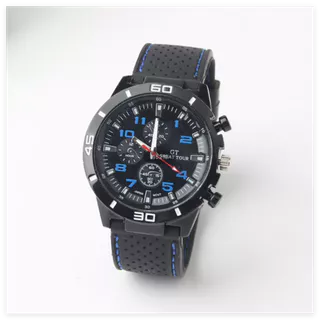 Relógio Esportivo Masculino Relógio Masculino Relógio Esportivo Moda Série Carro Esportivo Fita de Silicone para Estudantes 1860
