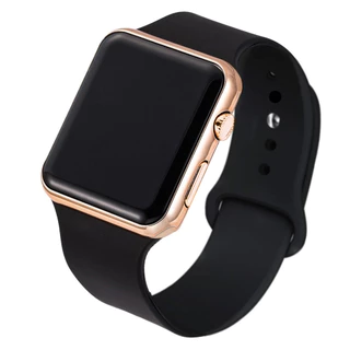 Moda Unisexo Relógio De Pulso Com Pulseira De Silicone Esportivo Digital LED Homem Mulher Relógios Eletrônicos Senhoras Jam Tangan Lelaki Wanita Casal Estilo Simples