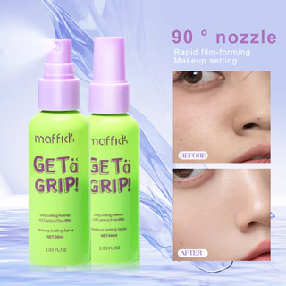 Spray de configuração de maquiagem 60ml, hidratante, controle de óleo, de longa duração, sem tirar, à prova d