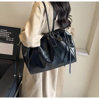 Bolsa De Mão Tote De Grande Capacidade Em Couro De PU Macio , Ombro Estilo Casual Para Mulheres Com Alças Ajustáveis E Amplo Interior