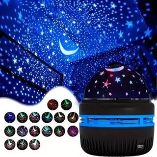 Lâmpada Decorativa De Projecção De Cristal Starry Sky 1pc , Atmosférica Plug-in USB Indoor/Home/Autumn And Winter Decoration/Halloween/Thanksgiving/Christmas Lamp