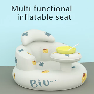 Novo Sofá Insuflável Infantil Portátil para Alimentação de Sofá Insuflável Adequado para Camping de Piscina Familiar