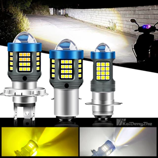12V-80V H4 BA20D P15D 66SMD 2 Cores Motocicleta Led Luz 3000LM H6 Feixe Alto/Baixo Farol Da Para Elétrica
