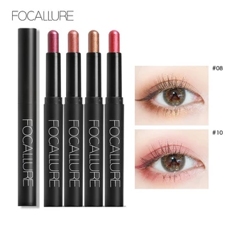 FOCALLURE 12 Cores Sombra De Olho Marcador Vara Beleza Shimmer Lápis Maquiagem Para Os Olhos