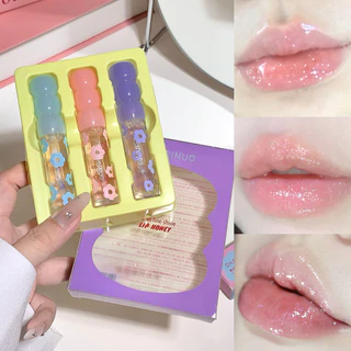 1pc Hidratante Óleo Labial Brilho , Bálsamo Transparente Brilhante , Cuidados Labiais Brilhantes Hidratantes , Maquiagem , Fórmula Não Pegajosa