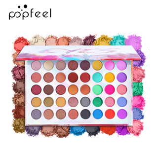40 Paleta De Sombra Colorida Mate Maquiagem Longa Duração À Prova D