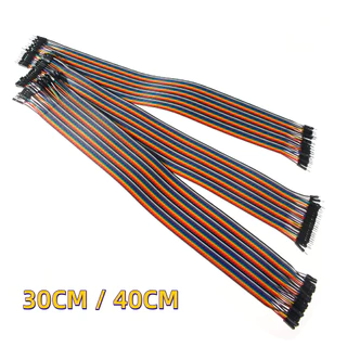 Linha Dupont 30CM 40CM 40Pin Macho Para , Fêmea , Cabo Arduino DIY