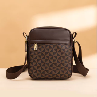 Bolsas De Ombro Impressas Para Homens , Vários Acessórios , Masculinas De Couro , Bolsa De Mão Com Corrente Crossbody