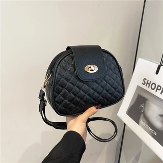 Bolsa Pequena Feminina para Mensageiro Bolsa Pequena Feminina Novo Estilo Bolsa Moda para Celular Versão Coreana Casual Retro de um ombro com um diamante