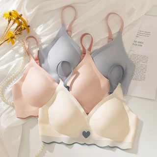 Sutiã Sem Costura Simples Feminino Verão Estilo Fino Encontro Confortável Respirável