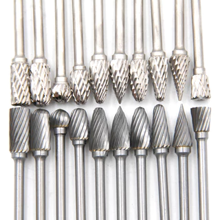 Fresa De Metal Duro Rotativo De 10pcs Aço Tungstênio Cabeçote De Moagem