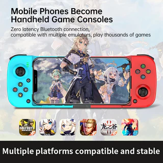 Telescopoc Gamepad Para Android Apple IOS Stretch Controlador De Jogos Sem Fio Bluetooth PUBG Switch PS4 Joystick Telefônico