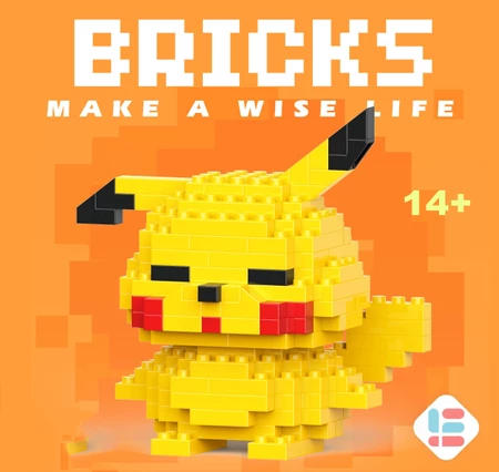 Conjunto De Micro Blocos De Construção , Estatuetas De Desenhos Animados DIY , Brinquedos De Quebra-Cabeça Com Caixa Ceg