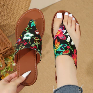 Sandálias Flip-Flops Ladies Flip-Flops Mulheres Flip-Flops Outdoor Wear Flip-Flops Open-Toe Vac