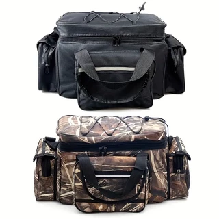 50 * 30 * 25cm Saco De Pesca À Prova D'água Em Nylon De Grande Capacidade Multiuso De Duas Camadas Ombro Exterior