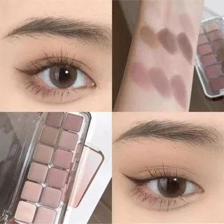 Paleta Doze Sombra Colorida Sombra Baixa Saturação Full Matte Atmosfera Fria Terra Cor Pura Sombra Desejosa