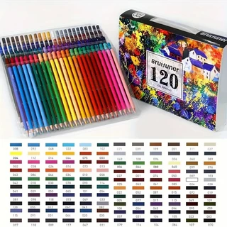 Conjunto De 120 Lápis Coloridos Para Crianças E Adultos Livros Colorir , Desenho Artístico , Esboço , Artesanato