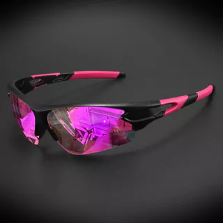 Óculos De Sol Esportivos Featherlight Semi-rim Com Lente Uv400, Ideais Para Corrida, Ciclismo E viagens