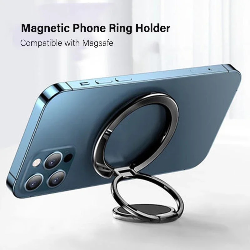 MagSafe Suporte Magnético Forte Para Telefone Celular Porta-Anel Portátil Dobrável IPhone 14 15 Acessórios