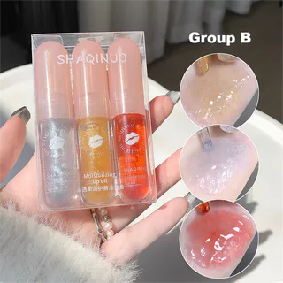 SHAQINUO Lip Oil Hidratante Mel Espelho Esmalte Labial