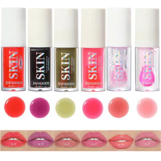 Óleo labial para os lábios Óleo para os lábios com mudança de cor Hidratante Hidratante Fade Linhas labiais Toot Lip Temperature Enhancement Lip Mirror Lip Oil