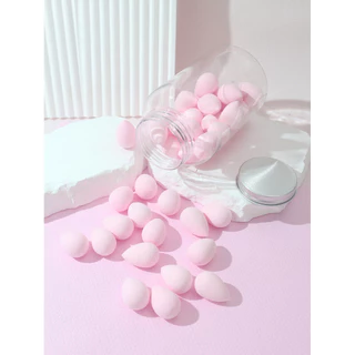 Beauty Blender Mini Esponja De Maquiagem 40 Unid . Com Tanque De Armazenamento , Beleza Para Fundação , Pó , Corretivo E Sombra Os Olhos , Uso Duplo Seco Molhado Todos Tipos De Pele