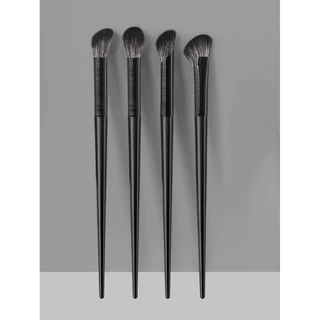 4 Conjuntos de Escovas de Maquiagem Pretas Incluem Escova de Sombra do Nariz Escova de Sombra do Dedo Escova de Destaque Escova de Sombra dos Olhos Escova Brilhante Conjunto de Escovas de Maquiagem FINDCOLOR Fábrica Venda Direta Presente Doméstico