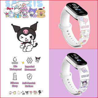 Versão melhorada do relógio eletrônico Pacha Dog Children Student Watch ins Style Sports Waterproof Luminous LED