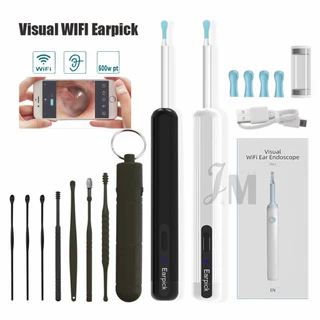 Limpador De Ouvido Visual Inteligente Sem Fio , Kit De Ferramentas De Remoção De Cera Com Otoscópio NP20 Para iPhone iPa