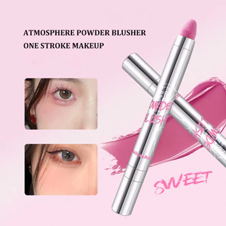 NEW Atmosphere blush stick eye cheek Creme De Dupla Finalidade Para Sombra De Olhos Em Pó Fácil De Manchar Maquiagem Menina
