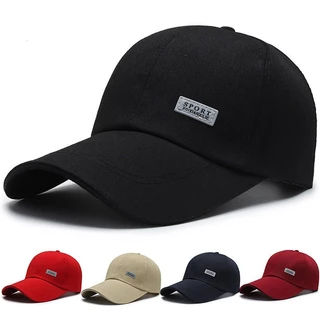 Ar Livre Lazer Lazer Boné de Baseball Lona Etiqueta Luminosa Basebal Boné Homens Extra Longo Aba Exterior Sombra Protetor Solar Versão Coreana Boné