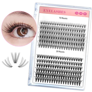 240 pcs 10D 20D Cluster Lashes DIY Mistura De Cílios 9-14mm
