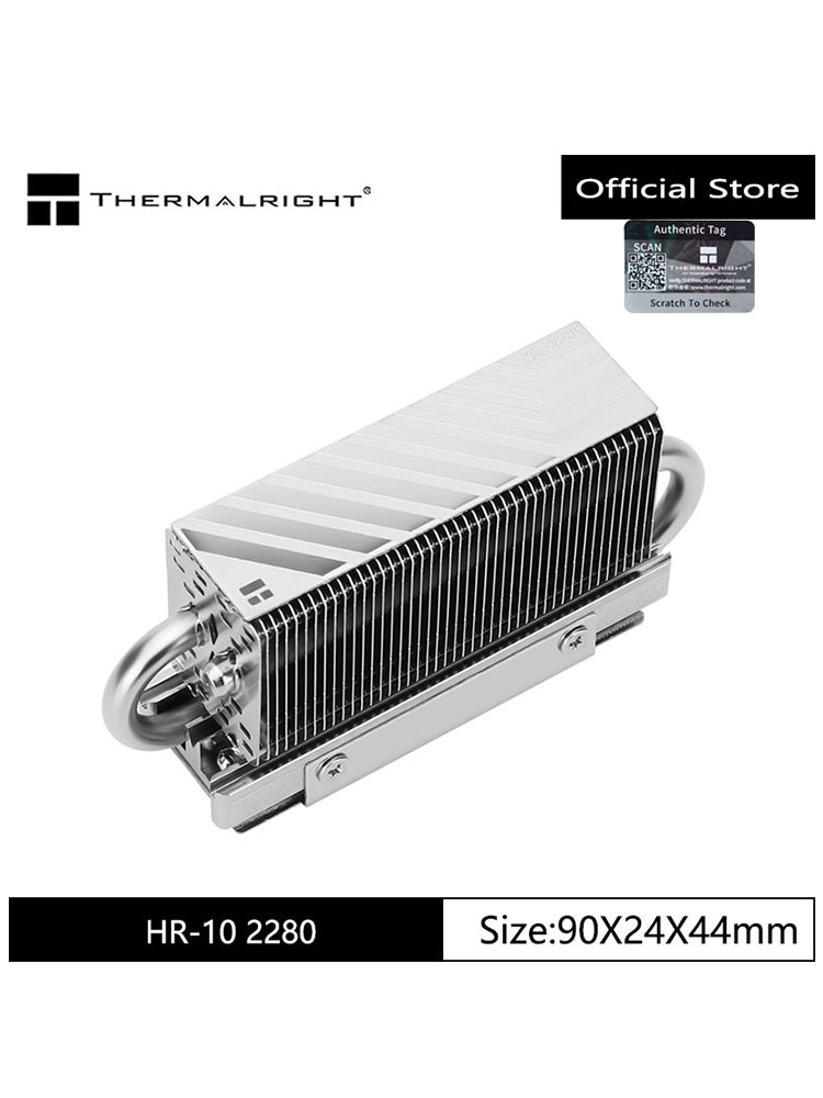Thermalright Radiador HR-10 2280 M . 2SSD Duplo AGHP Com Revestimento Total Especificação 2280 Almofada Térmica