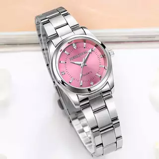 RUIWAY Mulher Luxo Rhinestone Relógios De Quartzo De Aço Inoxidável Movimento Japonês