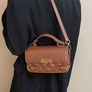 Bolsa Feminina de Alta Qualidade Bolsa Feminina Bolsa Fashion Rhombus Mala de Mão All-Match ins Niche Shoulder Messenger