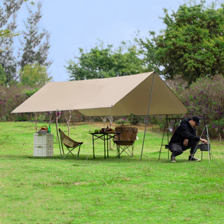 3x3m Toldo À Prova Dwaterproof Água Lona Tenda Sombra Ultraleve Jardim Dossel Pára-Sol Acampamento Ao Ar Livre Turista P
